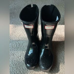 Hunter Black Women's Rain Boots